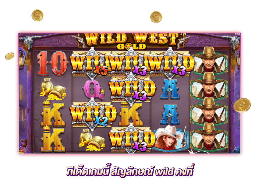 สัญลักษณ์ wild คงที่ 